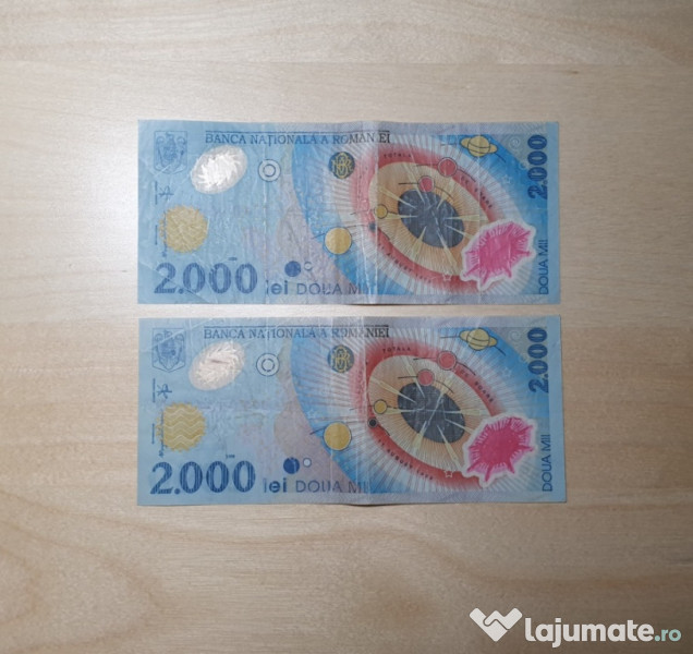 Bancnota Colectie De 2000 Lei Vechi Editie Speciala ECLIPSA 1999 440