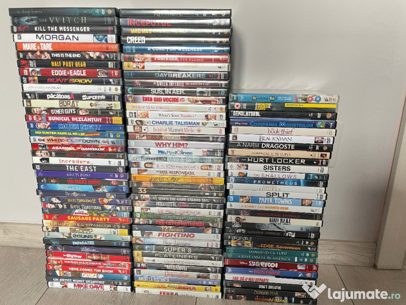 Lot 100 Filme De Colectie Dvd Toate Genurile Romana Noi 10 Lei Lajumate Ro