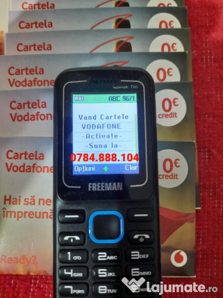subtle Talk Flash Cartela Numar Activata-Cartele Sim-Numere Vodafone Activate, 2,80 lei -  Lajumate.ro