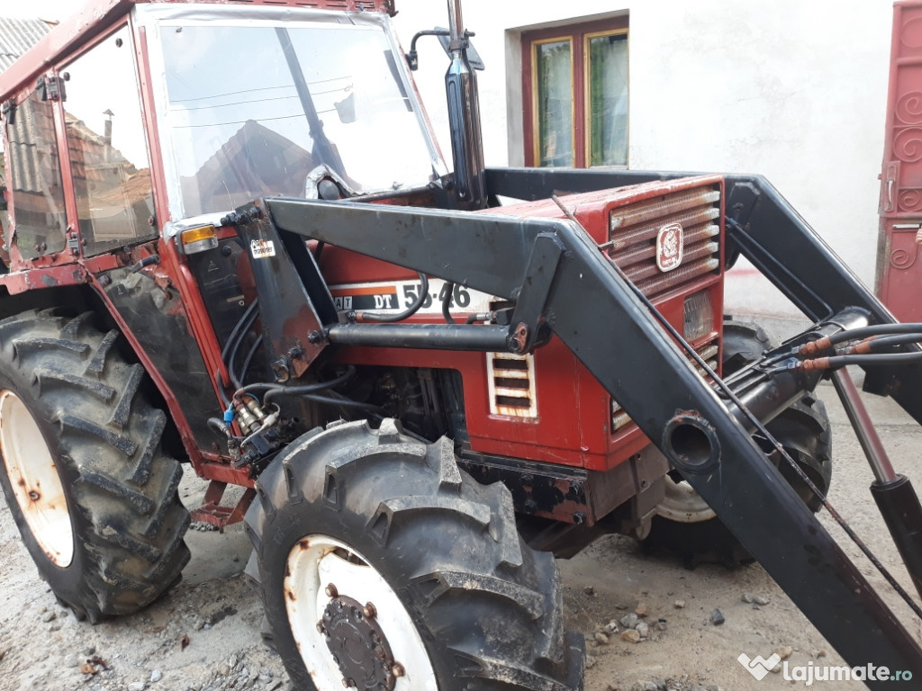 Tractor fiat 55 46 4x4 cu ăcărcător frontal