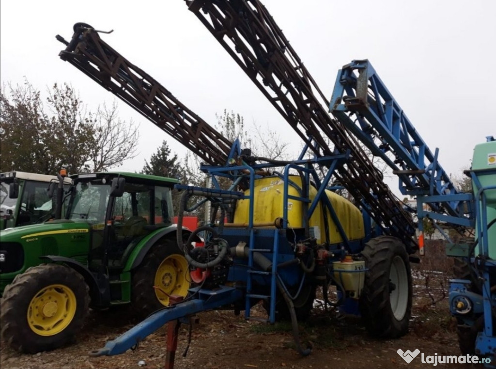 Instalatie erbicidat delvano, John Deere.