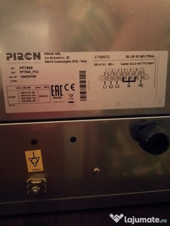 Cuptor electric profesional nou