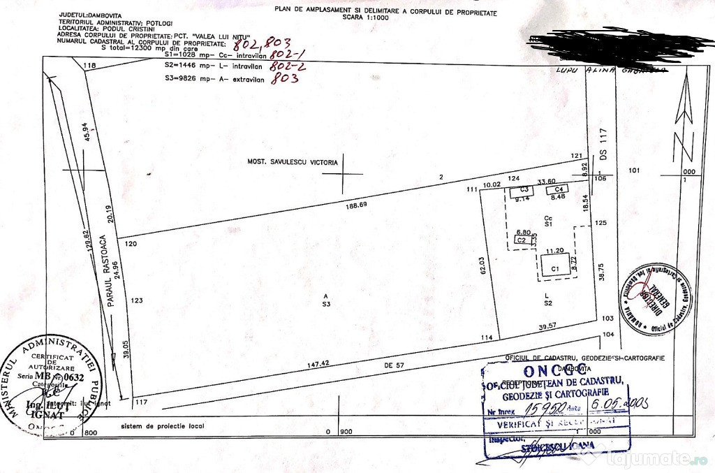 Teren intravilan front 66 m, pt fermă, afacere, locuinţe