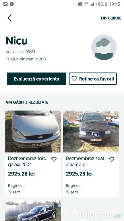 Dezmembrez auto