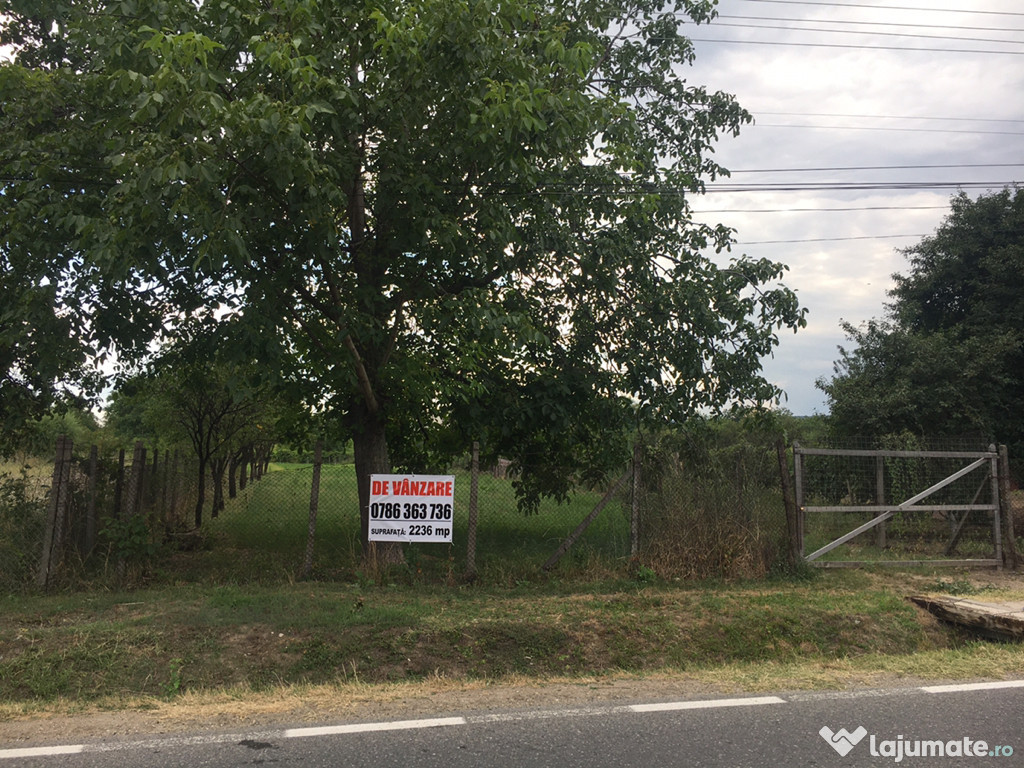 Teren intravilan 2236 mp, Jaristea la 15 km Focsani