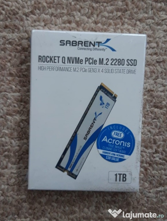 Solid State Drive (SSD) Sabrent RocketQ, 1TB, NVMe, PCIe, M.