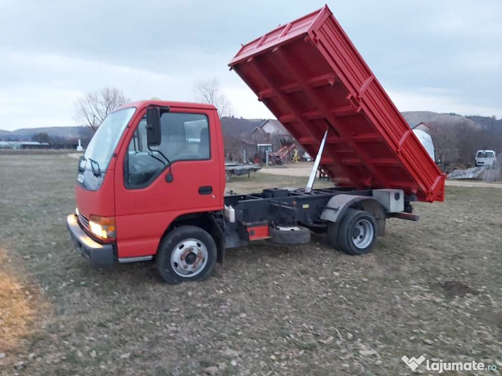 Isuzu npr basculabil 3.5t rar efectuat