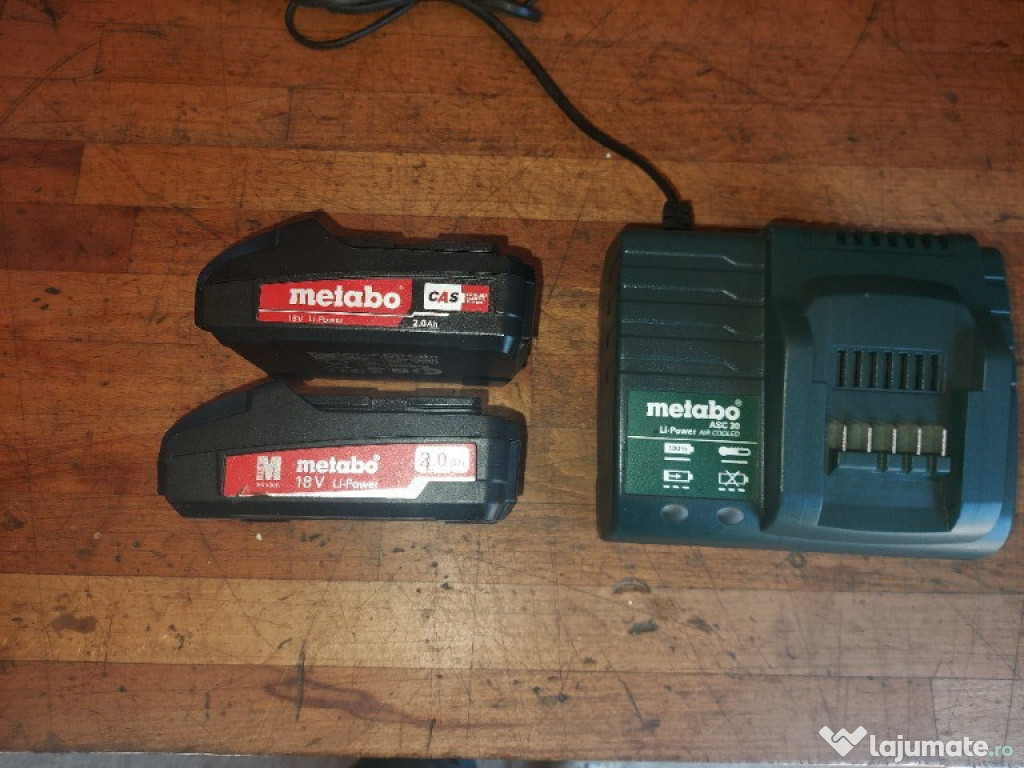 Incarcator METABO ASC 30 acumulator baterie de 2 si ah