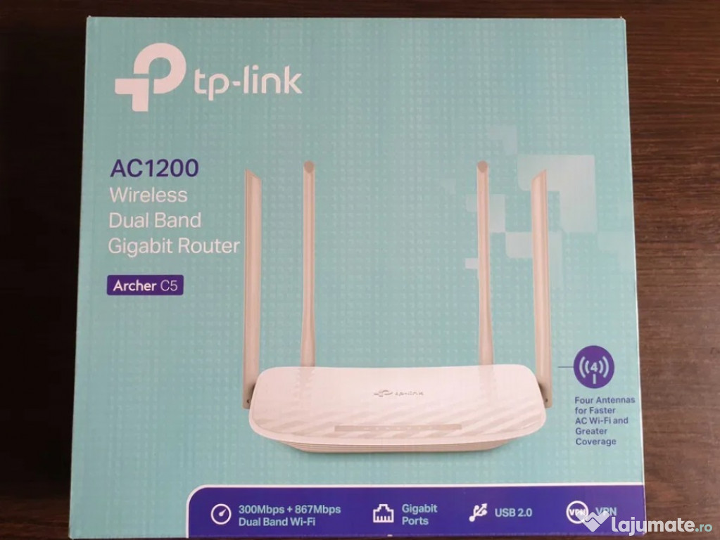 Router Wireless TP-LINK Archer C5 V4.0 AC1200 Dual Band