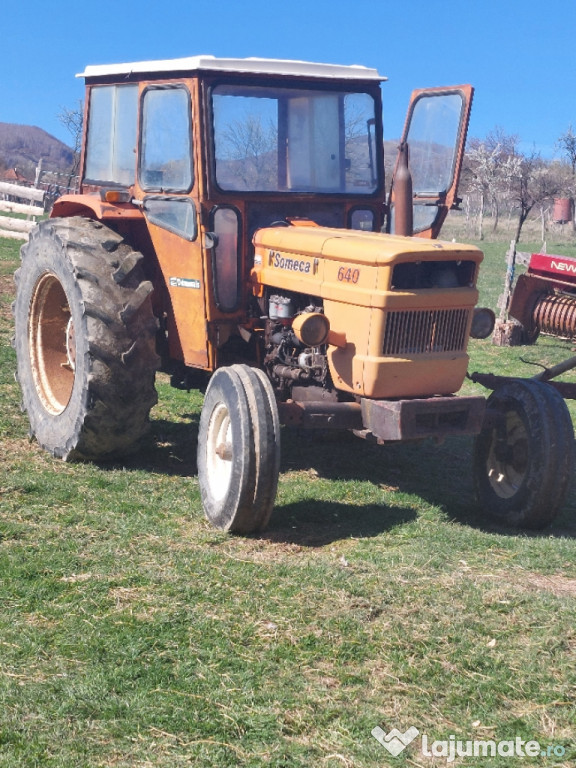 Tractor fiat 640 presa welger claas