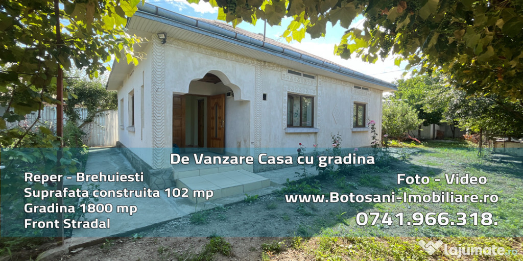 Casa cu gradina in Brehuiesti