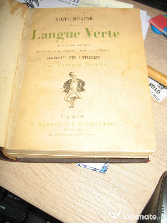 Alfred delvau, dictionnaire de la langue verte, 1883