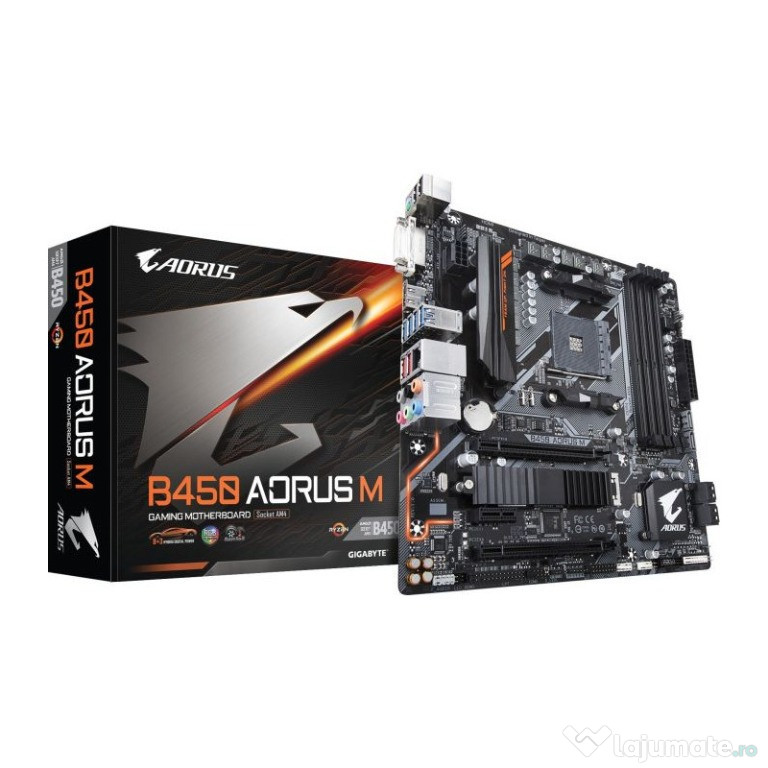 KIT AM4 Aorus B450+Ryzen 5 cu 6Core+16GB DDR4 !! CA NOU !!