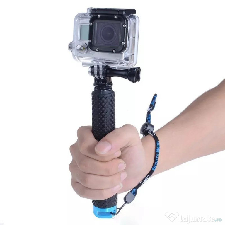 Selfie Stick Telescopic, Aluminiu, Rezistent la Apa