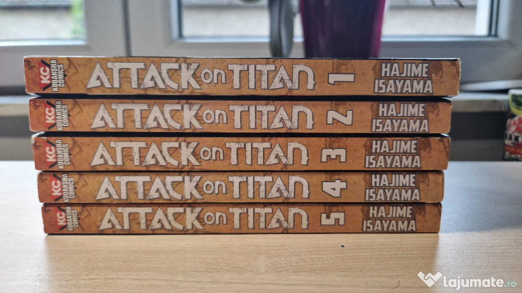 Manga Attack on Titan, de Hajime Isayama