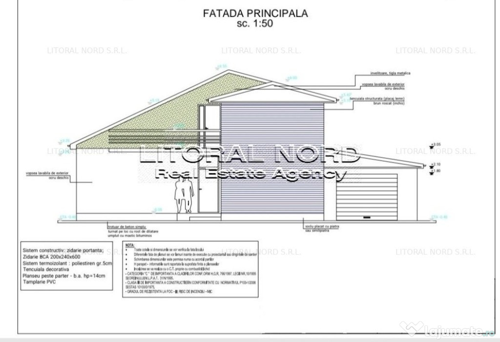 Crucea, teren 1.000mp,cu fundatie,proiect si autorizatie P+M