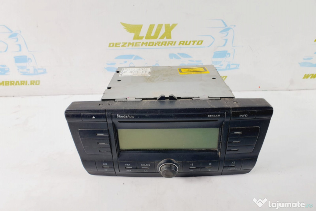 Radio cd mp3 player casetofon 1z0035161b Skoda Octavia 2 [2