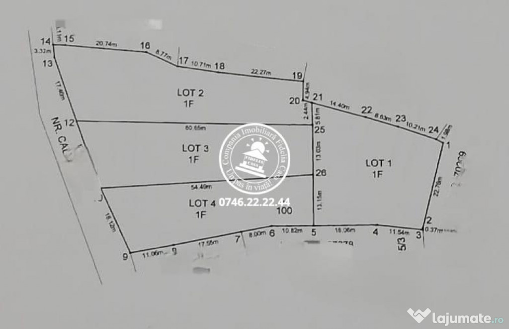 Teren pentru constructii case Iasi, Piciorul Lupului,