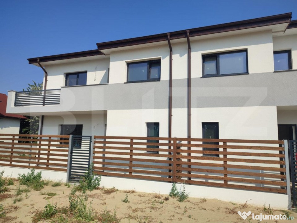 Duplex nou P+E, 140mp utili, 364mp teren in Malu Mare