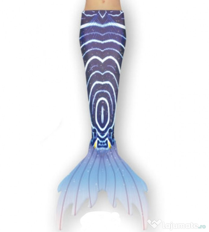 Costum Sirena Printesa Ariel THK, Albastru aquamarin 110 cm