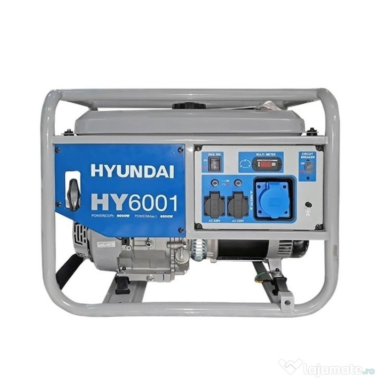 Generator de curent 6 kW Hyundai HY6001 - în garanție
