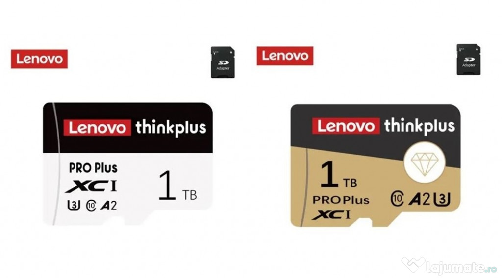 Carduri Micro SD Lenovo Think Plus PRO PLUS XC Clasa 10 1TB SIGILATE