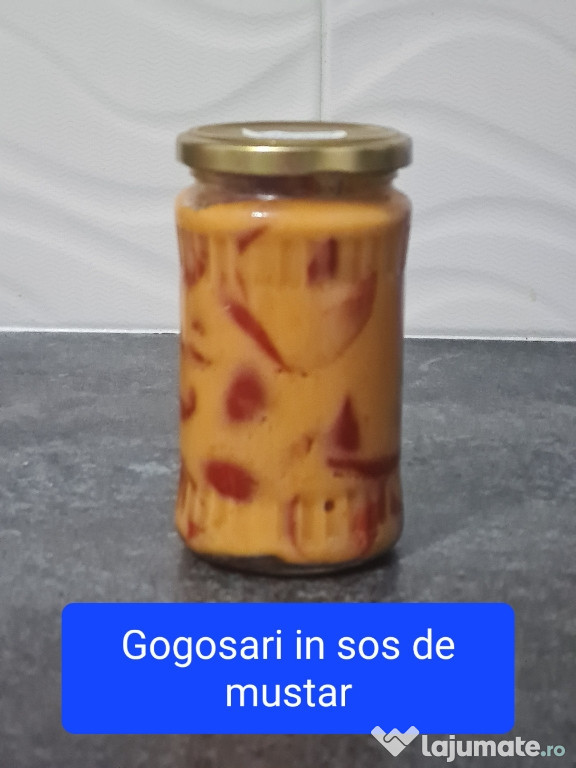 Gogosari in sos de mustar