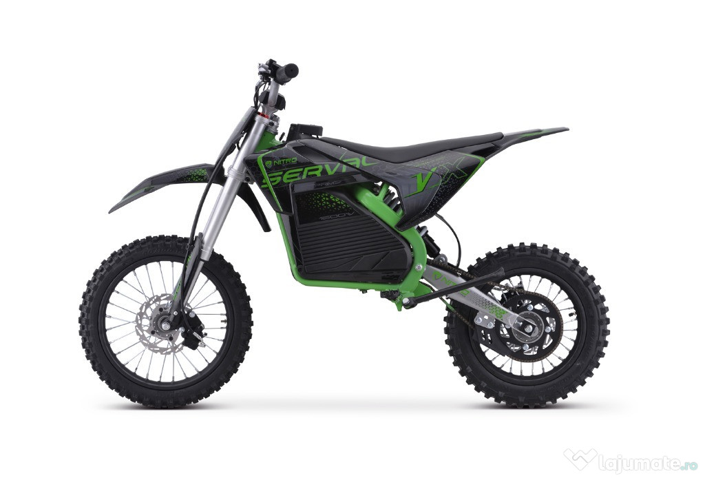 Motocicleta electrica E-Dirtbike Serval VX 1600W 14/12 48V 15Ah Lithiu