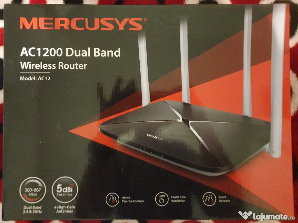 Router Wireless MERCUSYS AC1200 Dual Band