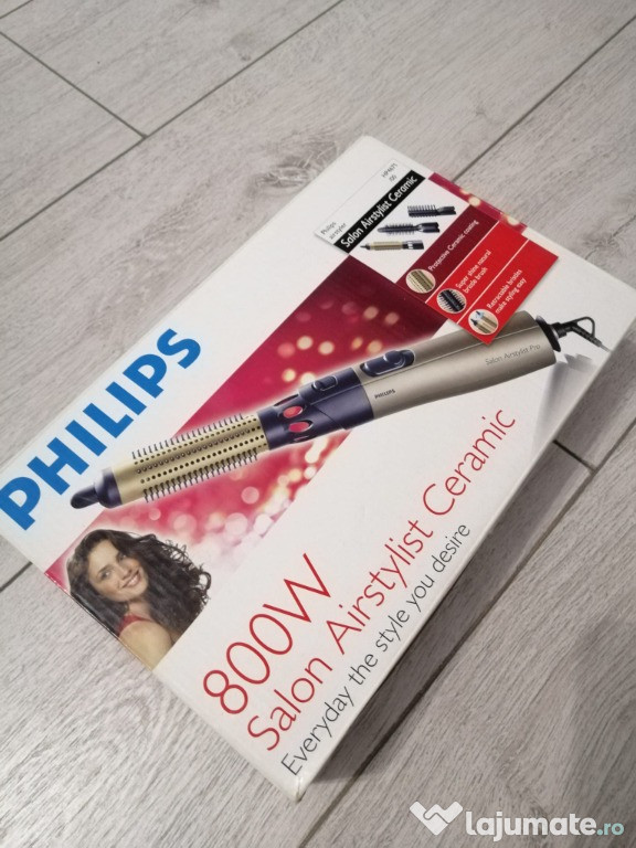 Perie aer cald Philips Salon Airstylist Ceramic HP4671/00