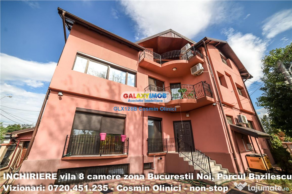 Vila 8 cam D P E M 540 mp, Bucurestii Noi, Parcul Bazilescu