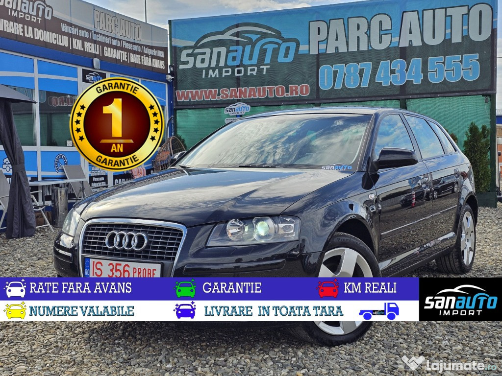 Audi A3 / 2005 / 2.0 TDI / 140 CP / GARANTIE 12 luni / RATE fara avans