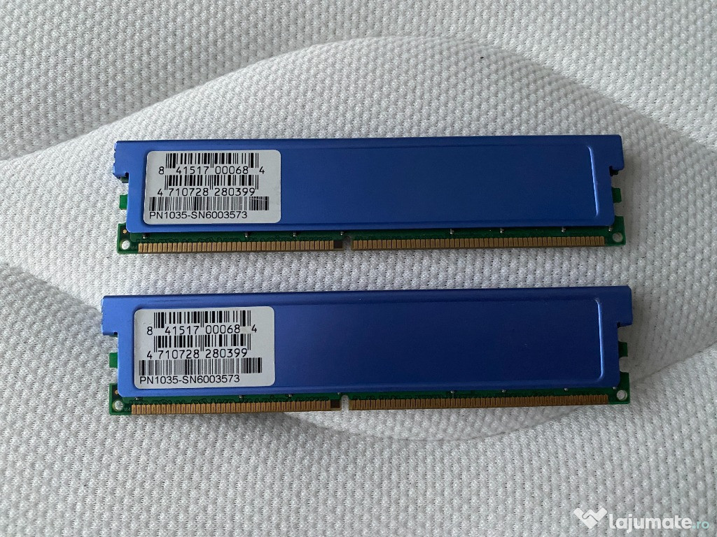 Memorie PC GeIL 1GB (2x512MB) DDR 400MHz GE1GB3200BDC