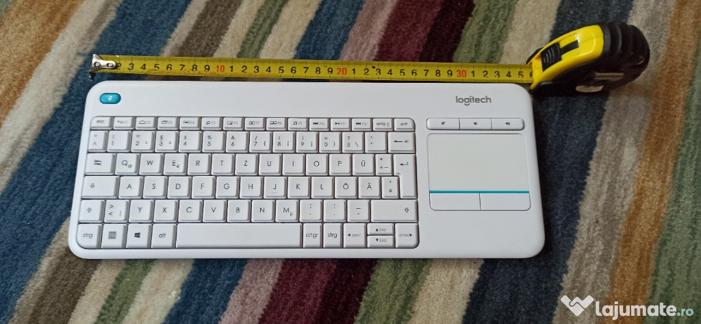 Tastatură TV tactilă fără fir Logitech K400 Plus