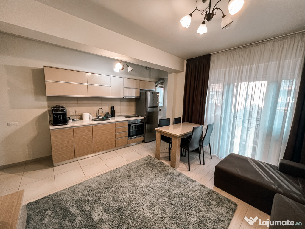 Apartament cu 2 camere mobilat si utilat