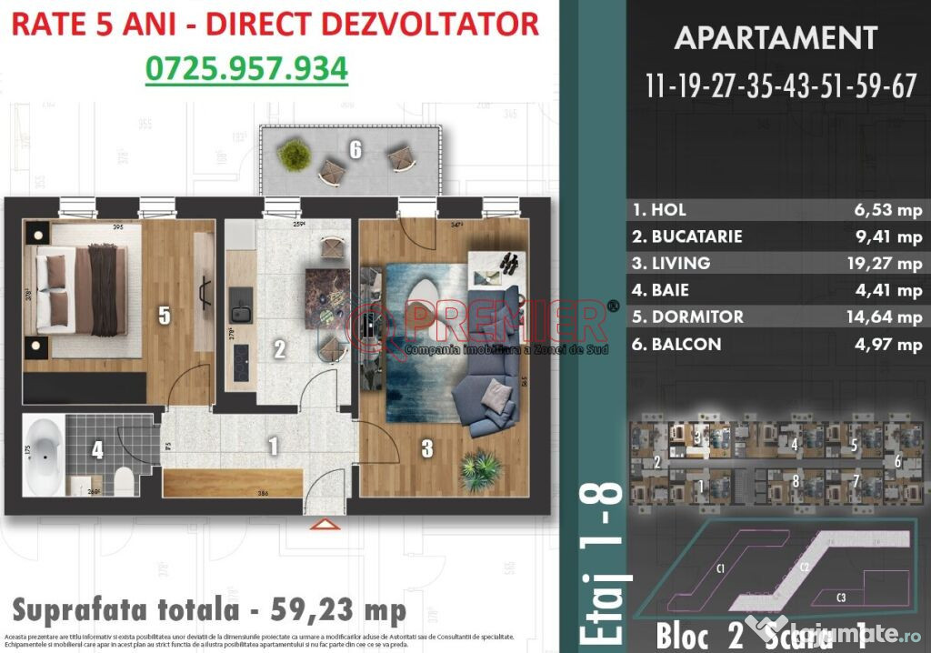 Rate direct la dezvoltator in Metalurgiei Park Berceni