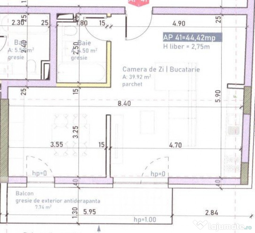 Apartament 2 camere, Finisat, bloc nou, zona Fabricii