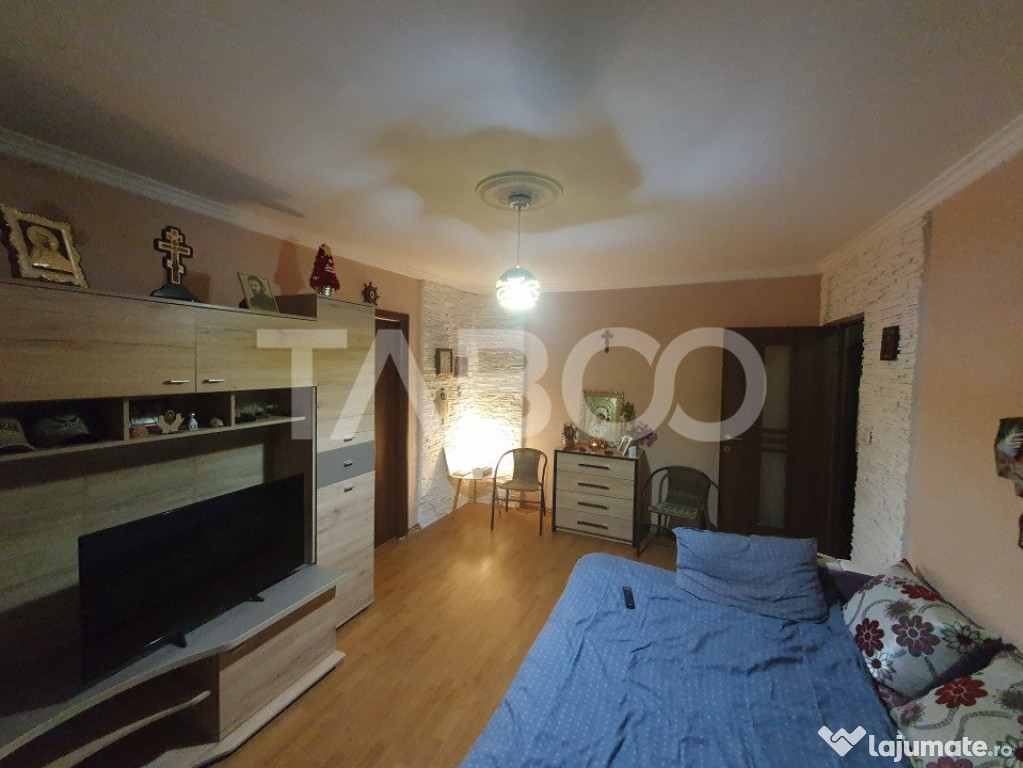 Apartament mobilat si utilat 2 camere 54 mp utili parter zon