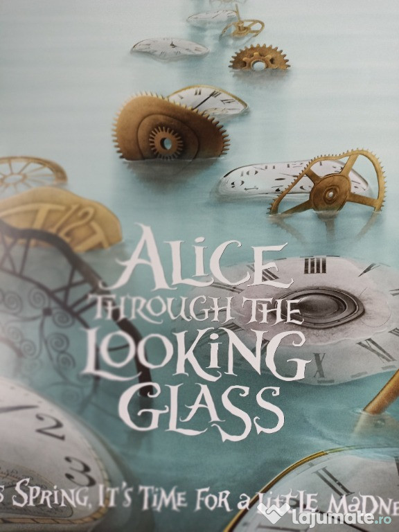 Afis original cinema Alice through the walking glass Johnny Depp tease