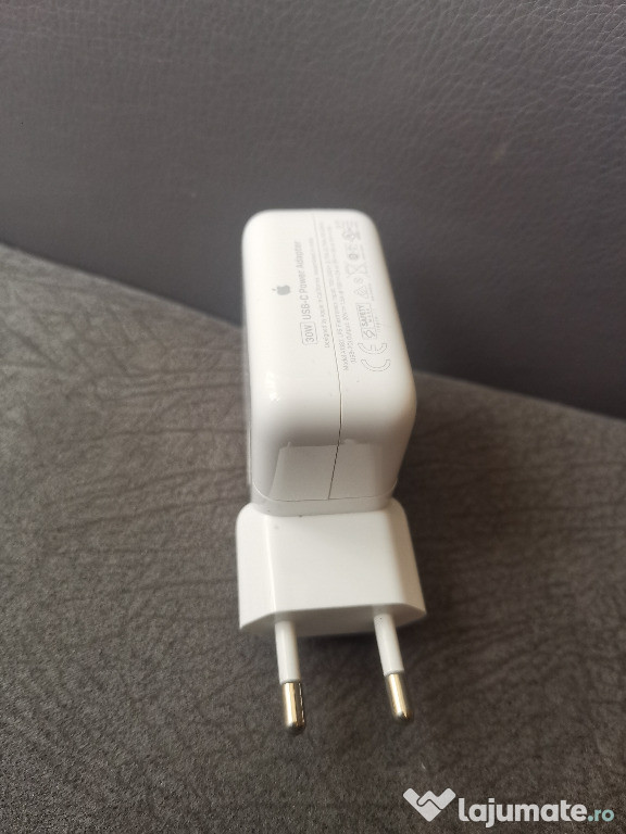 Incarcator Apple USB-C Power Adapter - 30W, Fast Charge, Alb