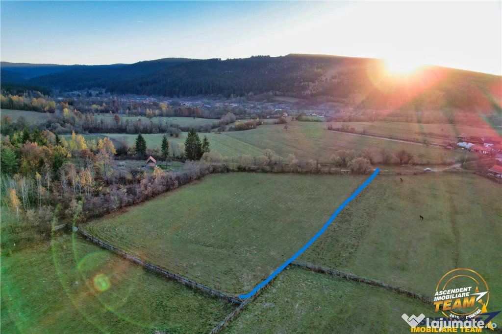 Teren extravilan de – 6.500 mp cu priveliste panoramica...