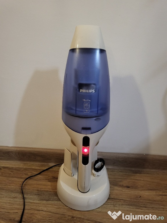 Aspirator de mana Philips Mini Vac FC6142/01, 56 W, 0.5 l, 4.8V