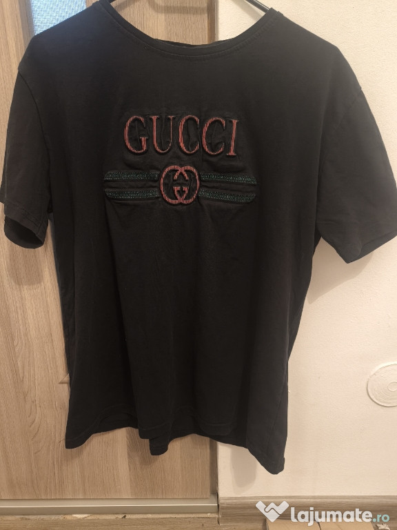 Tricou Gucci negru (de calitate bună)