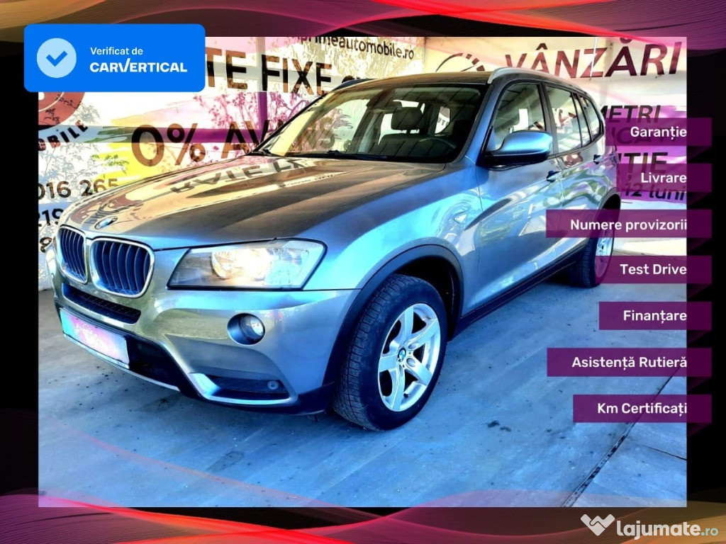 BMW X3 X-DRIVE Luxury / Dubluclimatronic / Navigatie /Trapa Panoramica