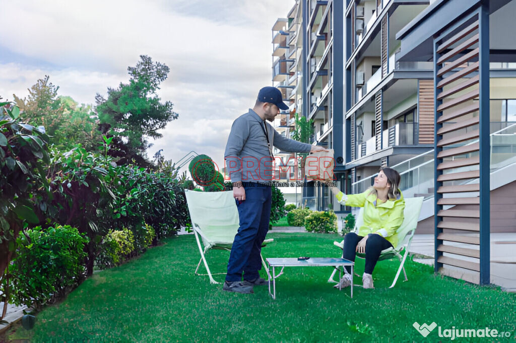 Popesti Leordeni - Primarie Apartament Nou cu gradina Bloc