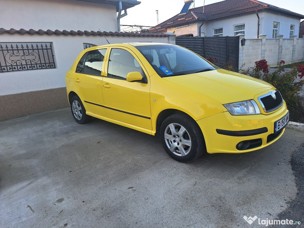 Skoda Fabia 2007. Varianta Elegance Galben Lady.