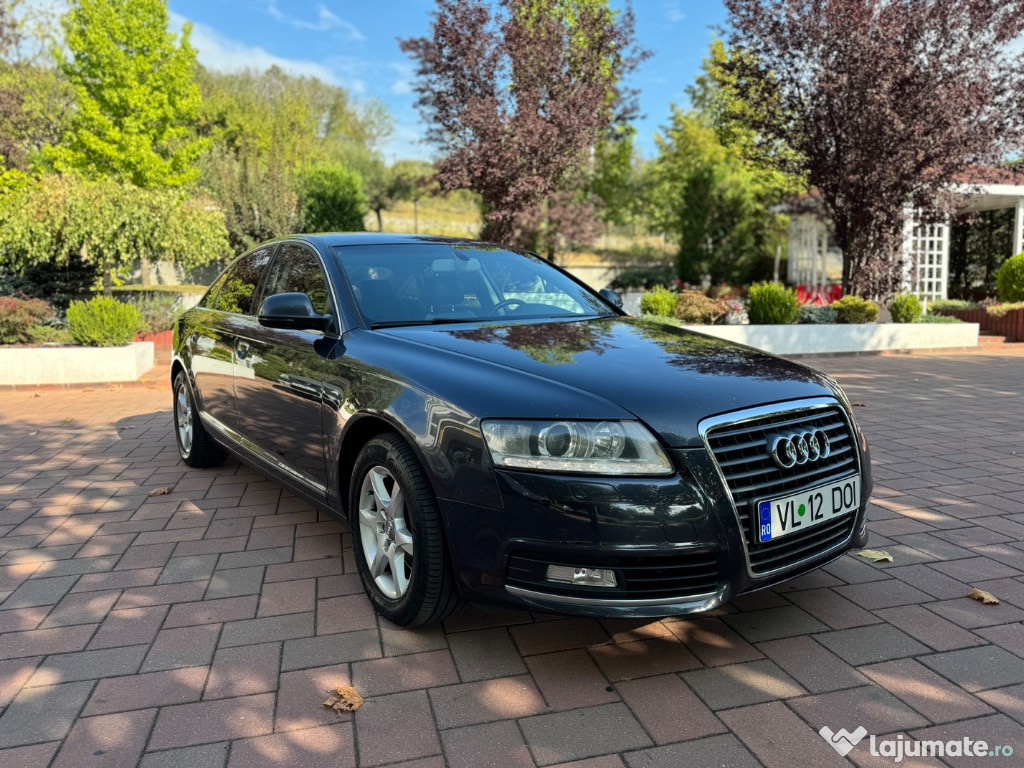 Audi A6 C6 2.0 TDI 136CP istoric în reprezentanță, unic proprietar RO