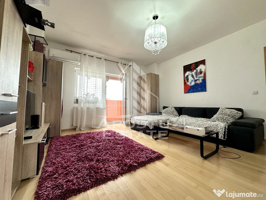 Apartament spatios cu 2 camere, centrala proprie, zona Da...