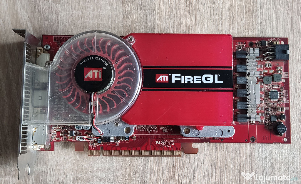 Placa video ATI FireGL v7200 256Mb - DEFECTA pt colectie