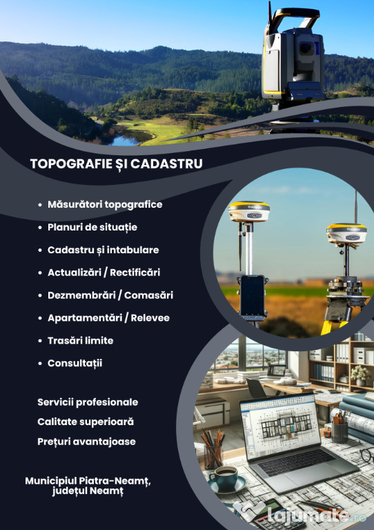 Servicii de Topografie și Cadastru, județul Neamț